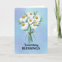 Wedding Anniversary Blessings Bouquet of Daisies