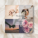 Wedding Anniversary Bride and Groom Photo Collage Plaque<br><div class="desc">Wedding Anniversary Bride and Groom Photo Collage plaque</div>