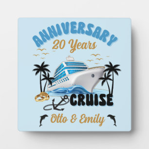 Wedding Anniversary Couple Cruise  Plaque