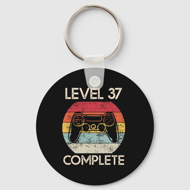 Wedding Anniversary Couples Husband Gamer Funny Ma Key Ring (Front)