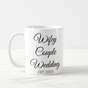 Wedding Anniversary Custom Retro Coffee Mug