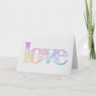 wedding anniversary floral love design card