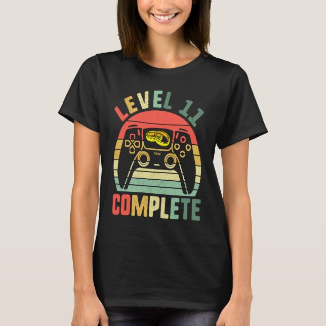 Wedding Anniversary  For Him Level 11 Complete Hus T-Shirt (Front)