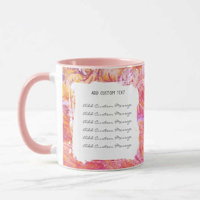 Wedding Anniversary Gift Custom Text– Personalized Mug (Left)