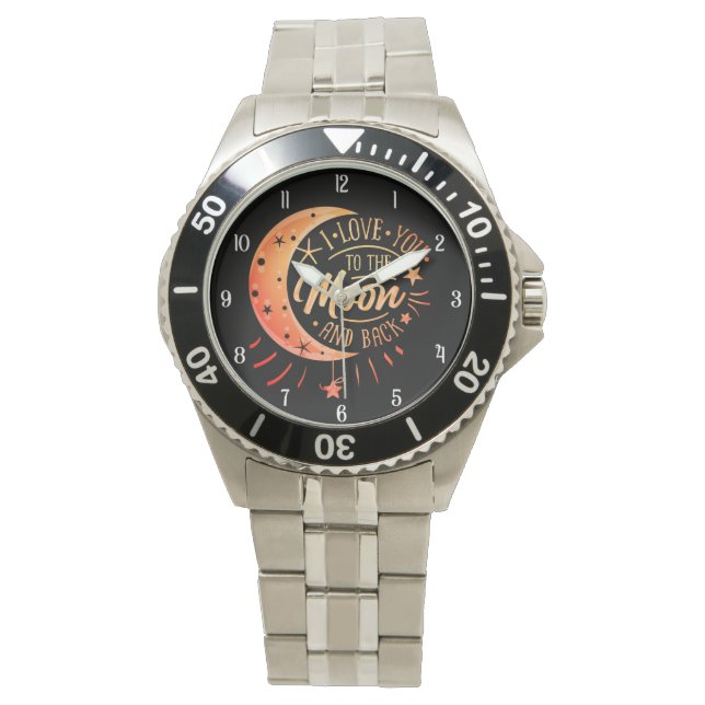 Wedding Anniversary Gifts for Man Mens Wrist Watch (Front)