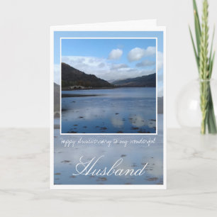 Wedding Anniversary Husband, Inveraray, Scotland, Card