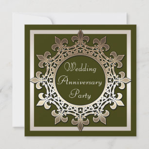 Wedding Anniversary Invitation