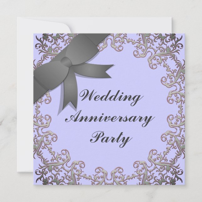 Wedding Anniversary Invitation (Front)