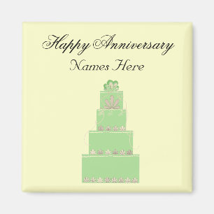 Wedding Anniversary Memento Magnet