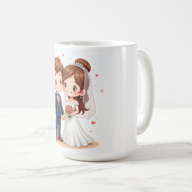 Wedding Anniversary Mugs (Front Right)