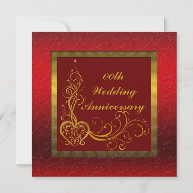 Wedding Anniversary Party Invitation (Front)