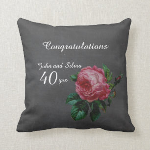 Wedding Anniversary Personalised chalkboard Cushion