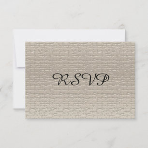 Wedding Anniversary RSVP Cards, Silver