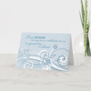 Wedding Anniversary to Widow After Death Card