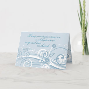 Wedding Anniversary to Widow After Husband's Death Card