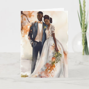 Wedding Anniversary Valentine Black Couple Card