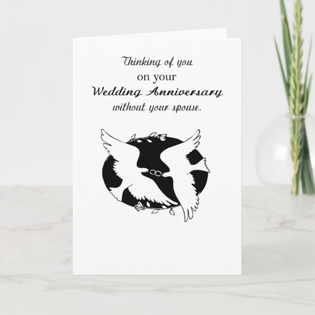 Wedding Anniversary without Spouse Memories, Hope Card (Front)