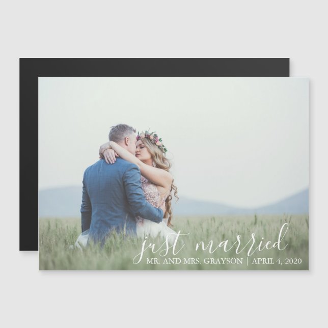 Wedding Announcement | Magnet (Front/Back)