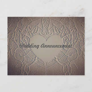 Wedding Announcement Postcard