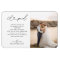 Wedding Announcement We Eloped Script Photo Card