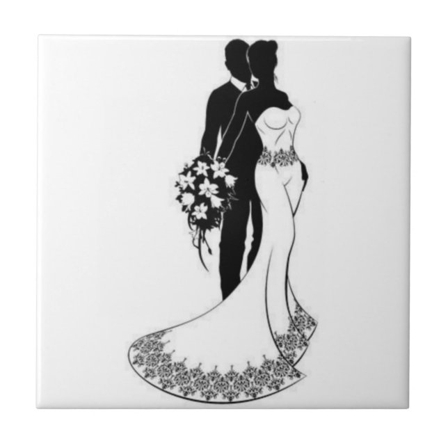 Wedding apolonija ceramic tile (Front)