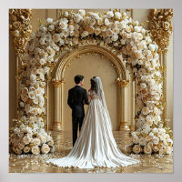 Wedding Arch Romantic Couple Ceremony 💍🌸✨