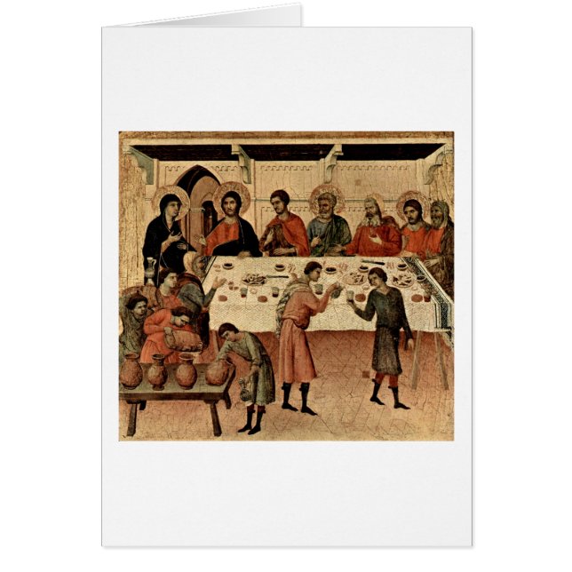 Wedding At Cana By Duccio (Front)