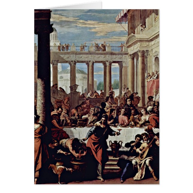 Wedding At Cana By Sebastiano Ricci (Front)