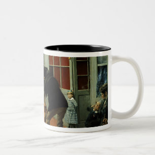 Wedding at the Photographer's, 1878-9 Two-Tone Coffee Mug