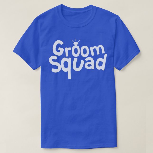 wedding bachelor party groom squad T-Shirt (Design Front)