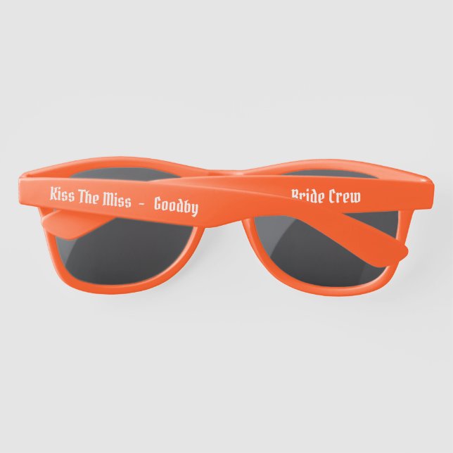 Wedding Bachelorette Party Favour Sunglasses (Back)
