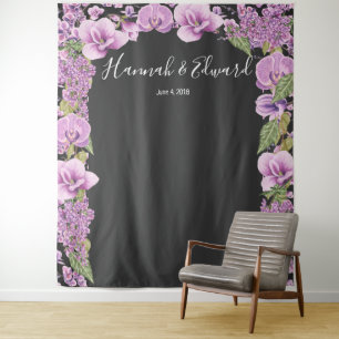 Wedding backdrop, photo prop, custom background tapestry