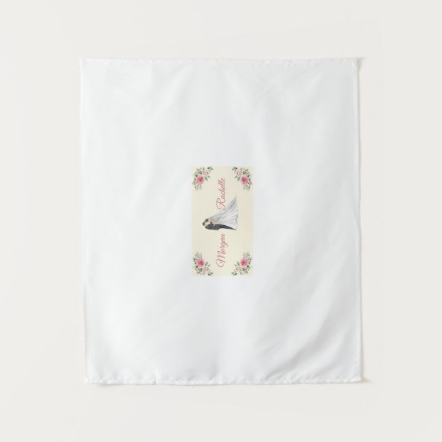 Wedding Backdrops Elegant Personalised Décor Tapestry (Front)