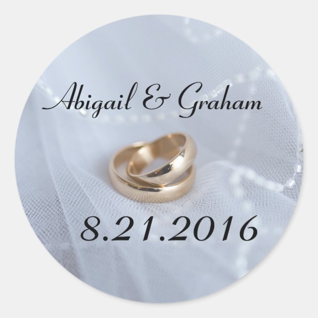 Wedding Bands Invitation Seal (Front)