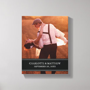 WEDDING BANNER WEDDING CANVAS PRINT