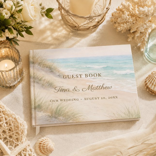 Wedding beach coastal guest book (Creator Uploaded)