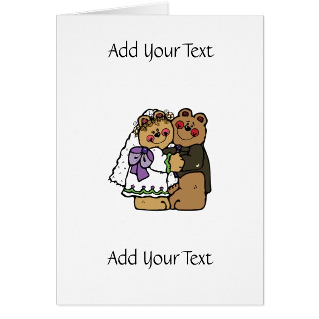 Wedding Bear Hug (Front)
