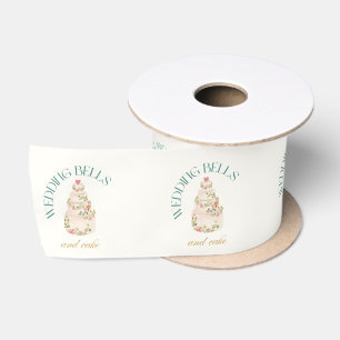 Wedding Bells And Cake Favour Cake Boxes Gift Ba Satin Ribbon