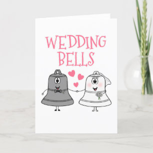 Wedding Bells Cute Funny Wedding Card
