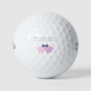 'Wedding Bells & Golf Balls' Wedding Favour Gift Balls