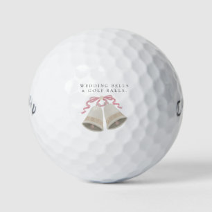 'Wedding Bells & Golf Balls' Wedding Favour Gift Balls