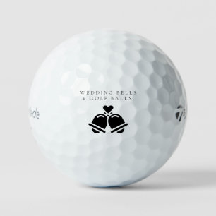 'Wedding Bells & Golf Balls' Wedding Favour Gift Balls
