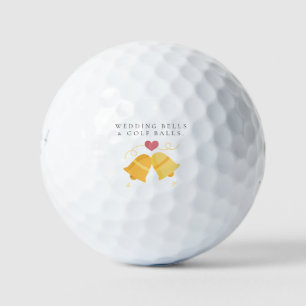 'Wedding Bells & Golf Balls' Wedding Favour Gift Balls