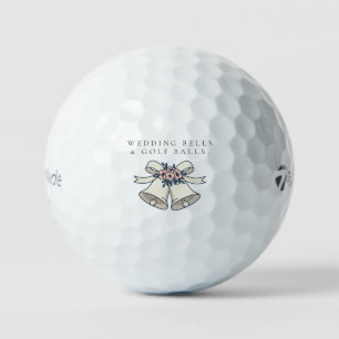 'Wedding Bells & Golf Balls' Wedding Favour Gift Balls
