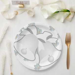 Wedding Bells Paper Plate