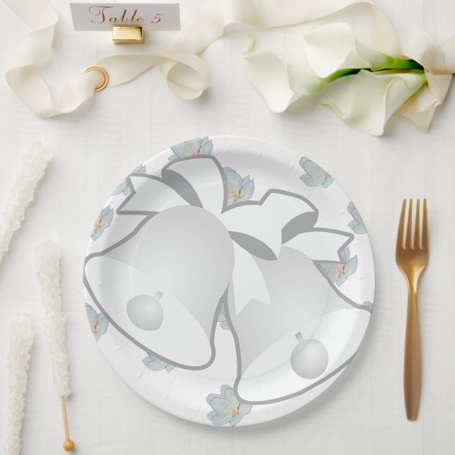 Wedding Bells   Paper Plate (Wedding)
