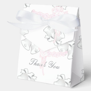 Wedding Bells Pink Floral White Thank You    Favour Box