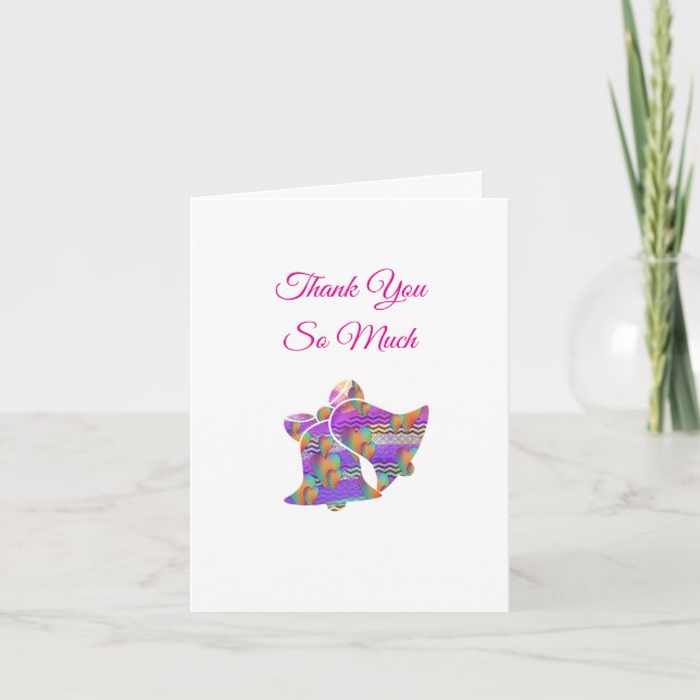 Wedding Bells Thank You Card (Front)