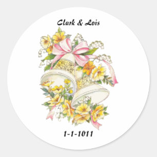 Wedding Bells Wedding Envelope Seals and Stickers