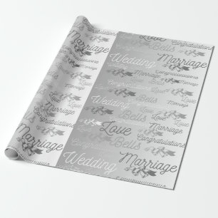 WEDDING BELLS WRAPPING PAPER